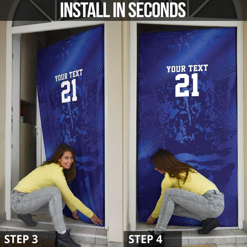 Namibia Cricket Custom Door Cover Coat of arms Namibian Pattern - Wonder Print Shop