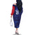 Namibia Cricket Custom Family Matching Off The Shoulder Long Sleeve Dress and Hawaiian Shirt Coat of arms Namibian Pattern - Wonder Print Shop