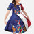 Namibia Cricket Custom Family Matching Tank Maxi Dress and Hawaiian Shirt Coat of arms Namibian Pattern - Wonder Print Shop