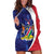 Namibia Cricket Custom Hoodie Dress Coat of arms Namibian Pattern - Wonder Print Shop