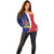 Namibia Cricket Custom Off Shoulder Sweater Coat of arms Namibian Pattern - Wonder Print Shop