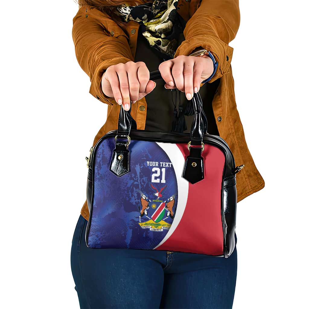 Namibia Cricket Custom Shoulder Handbag Coat of arms Namibian Pattern - Wonder Print Shop