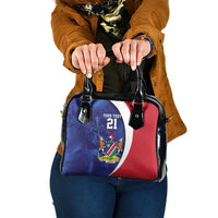 Namibia Cricket Custom Shoulder Handbag Coat of arms Namibian Pattern - Wonder Print Shop