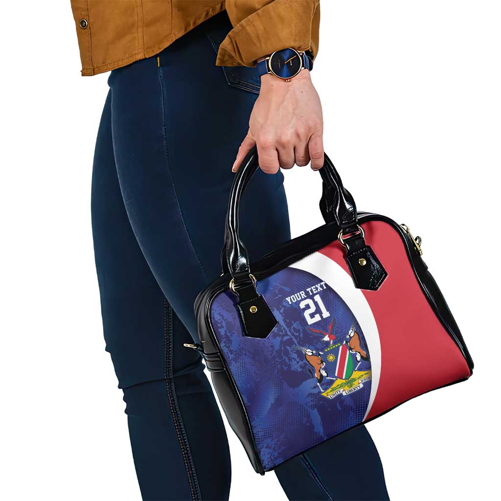 Namibia Cricket Custom Shoulder Handbag Coat of arms Namibian Pattern - Wonder Print Shop