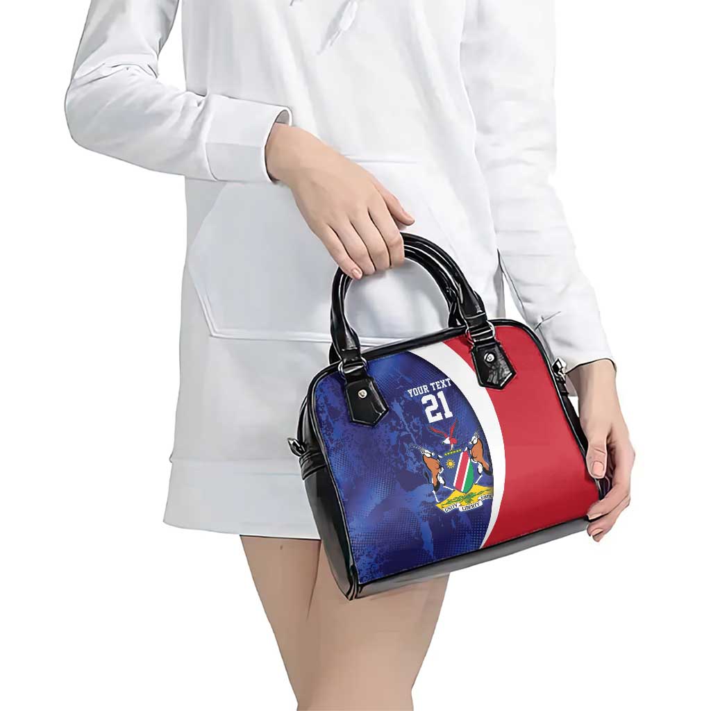 Namibia Cricket Custom Shoulder Handbag Coat of arms Namibian Pattern - Wonder Print Shop