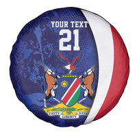 Namibia Cricket Custom Spare Tire Cover Coat of arms Namibian Pattern - Wonder Print Shop
