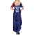 Namibia Cricket Custom Summer Maxi Dress Coat of arms Namibian Pattern - Wonder Print Shop