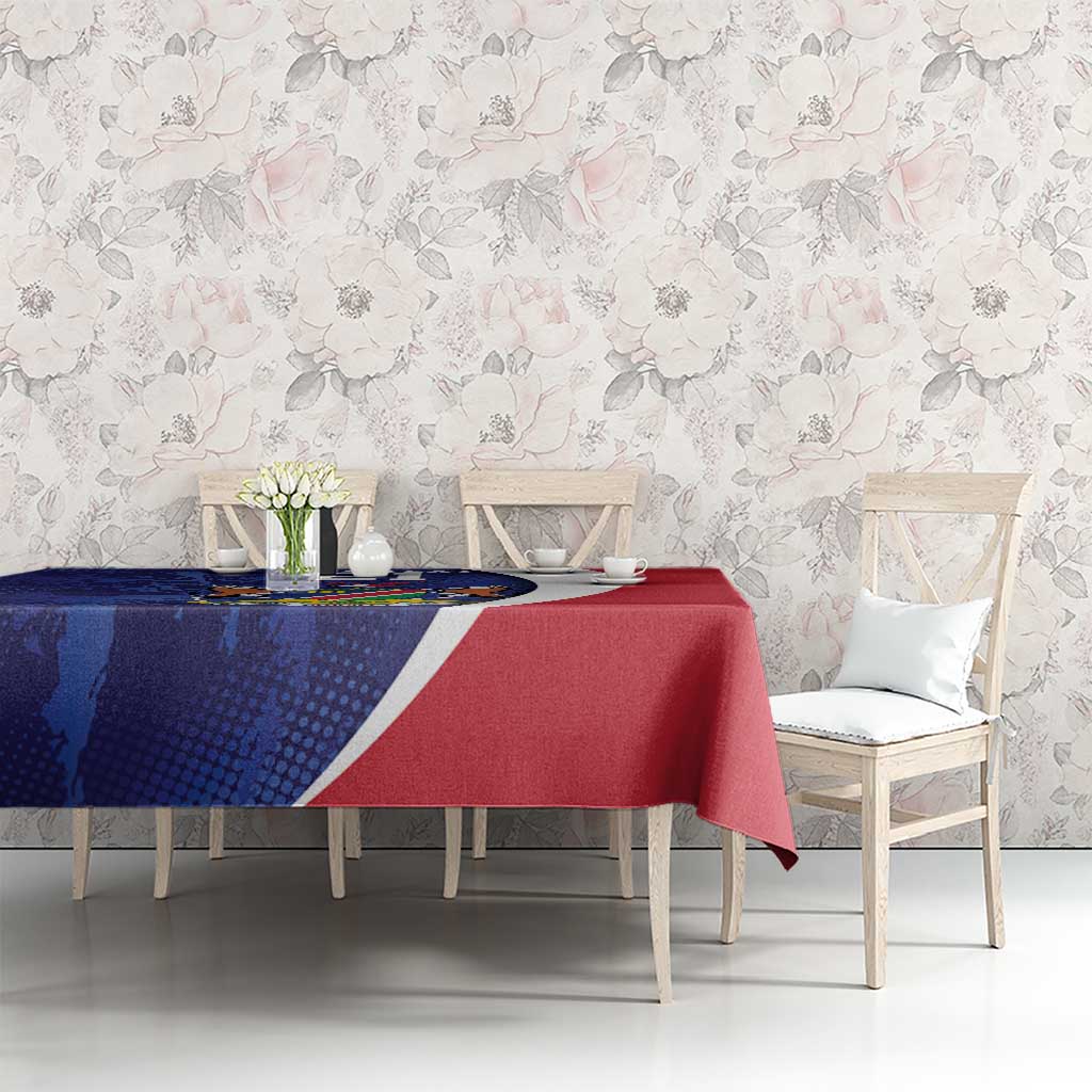 Namibia Cricket Custom Tablecloth Coat of arms Namibian Pattern - Wonder Print Shop