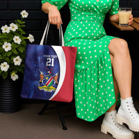 Namibia Cricket Custom Tote Bag Coat of arms Namibian Pattern - Wonder Print Shop