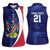 Namibia Cricket Custom Women Sleeveless Polo Shirt Coat of arms Namibian Pattern - Wonder Print Shop