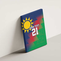 Namibia Cricket Custom Canvas Wall Art Namibian Gold Sun Flag Motif - Wonder Print Shop