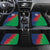 Namibia Cricket Custom Car Mats Namibian Gold Sun Flag Motif - Wonder Print Shop