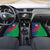 Namibia Cricket Custom Car Mats Namibian Gold Sun Flag Motif - Wonder Print Shop