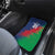 Namibia Cricket Custom Car Mats Namibian Gold Sun Flag Motif - Wonder Print Shop