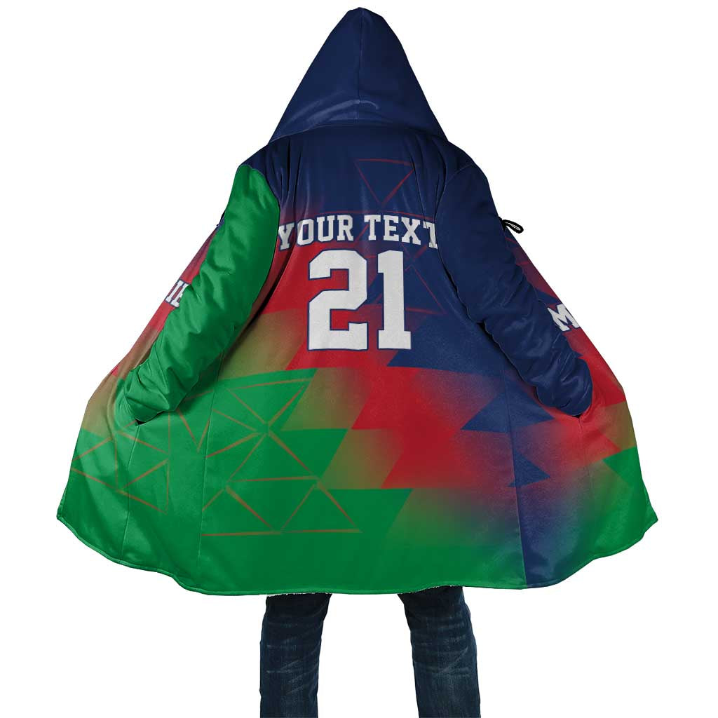 Namibia Cricket Custom Cloak Namibian Gold Sun Flag Motif - Wonder Print Shop