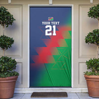 Namibia Cricket Custom Door Cover Namibian Gold Sun Flag Motif - Wonder Print Shop