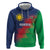 Namibia Cricket Custom Hoodie Namibian Gold Sun Flag Motif - Wonder Print Shop