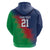 Namibia Cricket Custom Hoodie Namibian Gold Sun Flag Motif - Wonder Print Shop