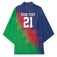 Namibia Cricket Custom Kimono Namibian Gold Sun Flag Motif - Wonder Print Shop