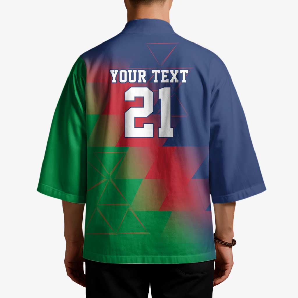 Namibia Cricket Custom Kimono Namibian Gold Sun Flag Motif - Wonder Print Shop