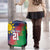 Namibia Cricket Custom Luggage Cover Namibian Gold Sun Flag Motif - Wonder Print Shop