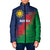 Namibia Cricket Custom Padded Jacket Namibian Gold Sun Flag Motif - Wonder Print Shop