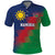 Namibia Cricket Custom Polo Shirt Namibian Gold Sun Flag Motif - Wonder Print Shop