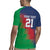 Namibia Cricket Custom Rugby Jersey Namibian Gold Sun Flag Motif - Wonder Print Shop