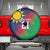 Namibia Cricket Custom Spare Tire Cover Namibian Gold Sun Flag Motif - Wonder Print Shop