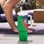 Namibia Cricket Custom Tumbler With Handle Namibian Gold Sun Flag Motif - Wonder Print Shop