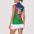 Namibia Cricket Custom Women Sleeveless Polo Shirt Namibian Gold Sun Flag Motif - Wonder Print Shop