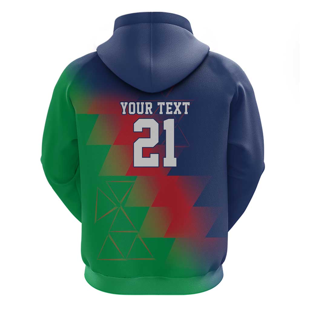 Namibia Cricket Custom Zip Hoodie Namibian Gold Sun Flag Motif - Wonder Print Shop