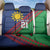 Namibia Cricket Custom Back Car Seat Cover Namibian Sporty Pattern Flag Motif - Wonder Print Shop