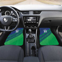 Namibia Cricket Custom Car Mats Namibian Sporty Pattern Flag Motif - Wonder Print Shop