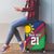 Namibia Cricket Custom Luggage Cover Namibian Sporty Pattern Flag Motif - Wonder Print Shop