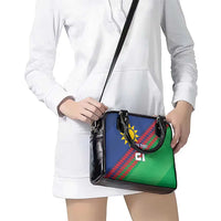 Namibia Cricket Custom Shoulder Handbag Namibian Sporty Pattern Flag Motif - Wonder Print Shop