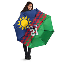 Namibia Cricket Custom Umbrella Namibian Sporty Pattern Flag Motif - Wonder Print Shop