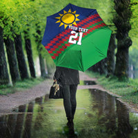 Namibia Cricket Custom Umbrella Namibian Sporty Pattern Flag Motif - Wonder Print Shop