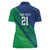 Namibia Cricket Custom Women Polo Shirt Namibian Sporty Pattern Flag Motif - Wonder Print Shop