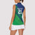 Namibia Cricket Custom Women Sleeveless Polo Shirt Namibian Sporty Pattern Flag Motif - Wonder Print Shop