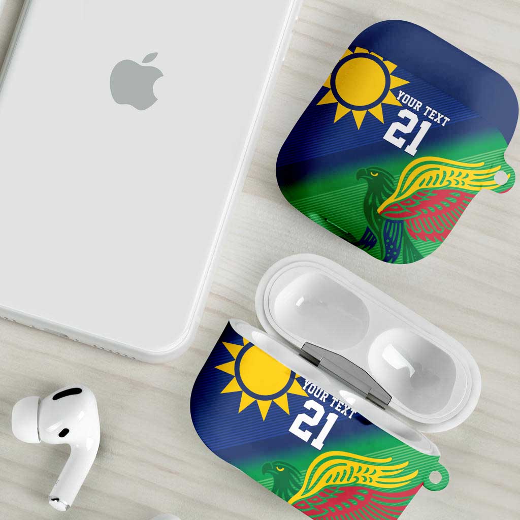 Namibia Rugby Custom AirPods Case Welwitschias African Fish Eagle - Wonder Print Shop