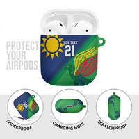 Namibia Rugby Custom AirPods Case Welwitschias African Fish Eagle - Wonder Print Shop