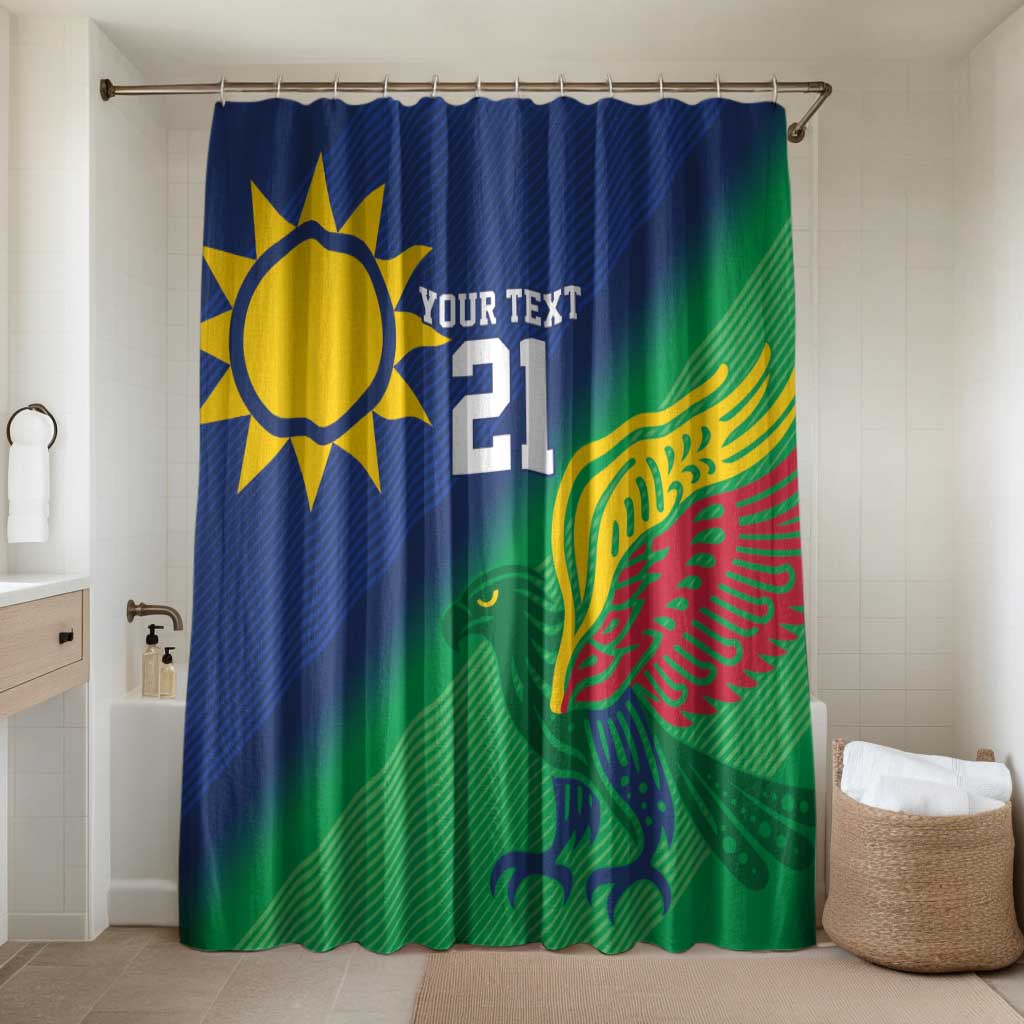 Namibia Rugby Custom Bathroom Set Welwitschias African Fish Eagle - Wonder Print Shop