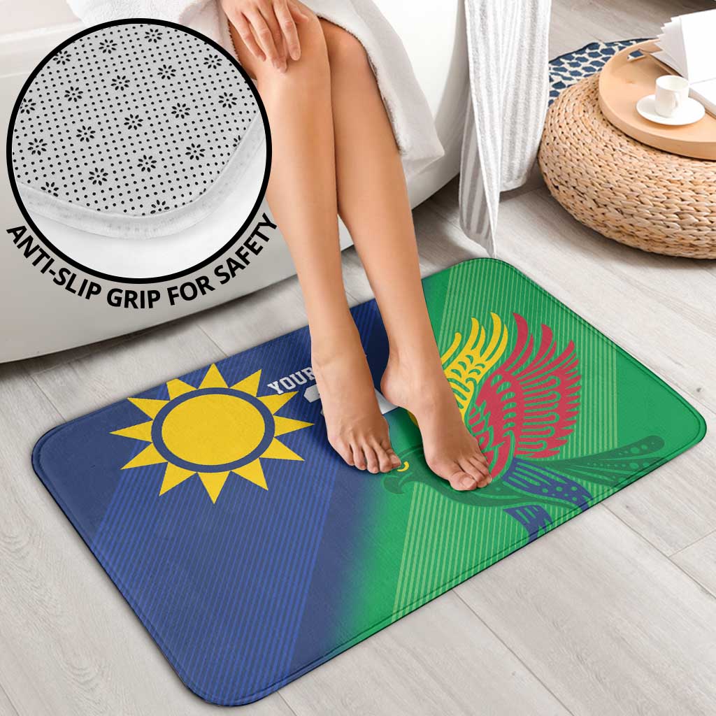 Namibia Rugby Custom Bathroom Set Welwitschias African Fish Eagle - Wonder Print Shop