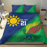 Namibia Rugby Custom Bedding Set Welwitschias African Fish Eagle - Wonder Print Shop