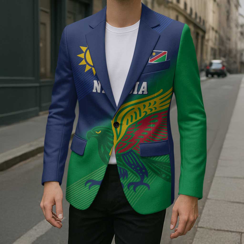 Namibia Rugby Custom Blazer Welwitschias African Fish Eagle - Wonder Print Shop