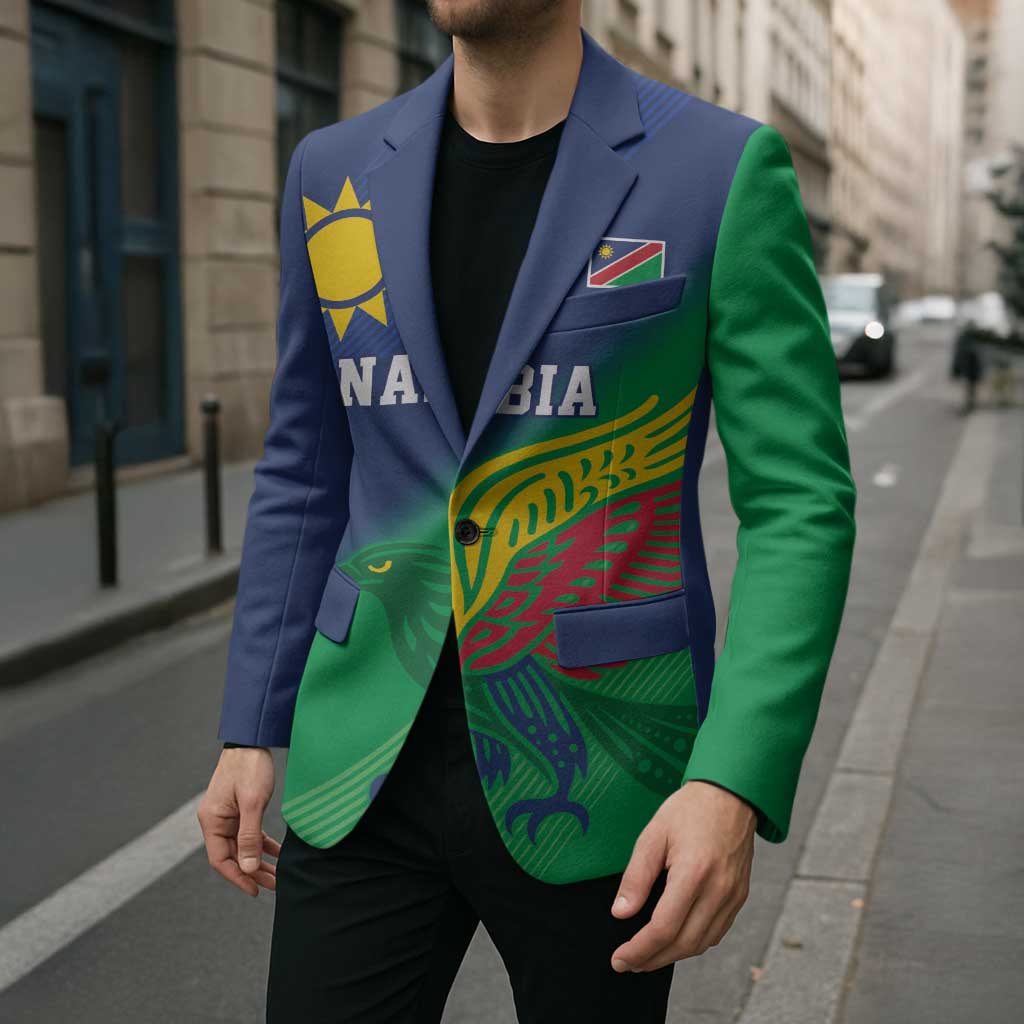 Namibia Rugby Custom Blazer Welwitschias African Fish Eagle - Wonder Print Shop