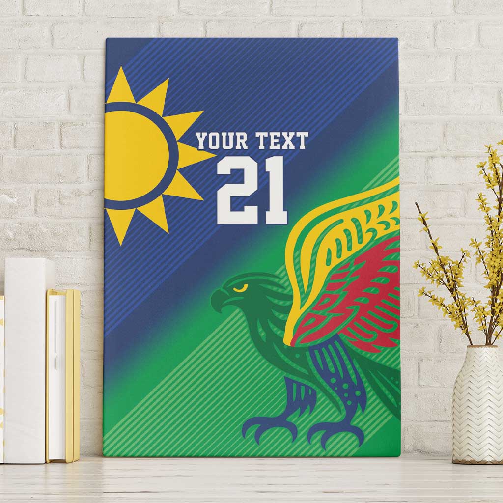 Namibia Rugby Custom Canvas Wall Art Welwitschias African Fish Eagle - Wonder Print Shop