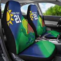 Namibia Rugby Custom Car Seat Cover Welwitschias African Fish Eagle - Wonder Print Shop
