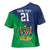 Namibia Rugby Custom Cross Shoulder Shirt Welwitschias African Fish Eagle - Wonder Print Shop